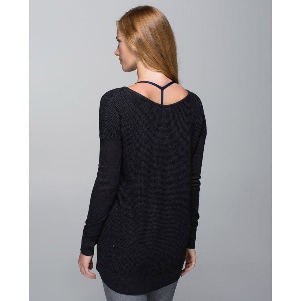 Lululemon The Sweater Life Heathered Black | 8 - Picture 1 of 11